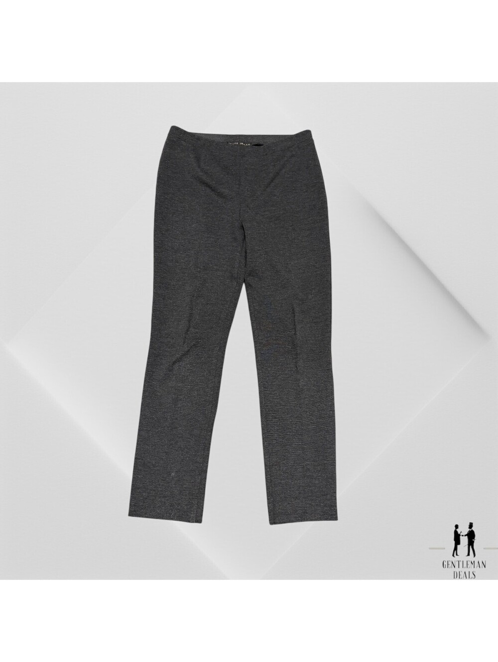 Jenne Maag Womens High Rise Soft  Trousers Chocolate Gray Size S P Small